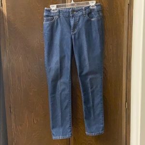 Chico’s Platinum full-length jeans